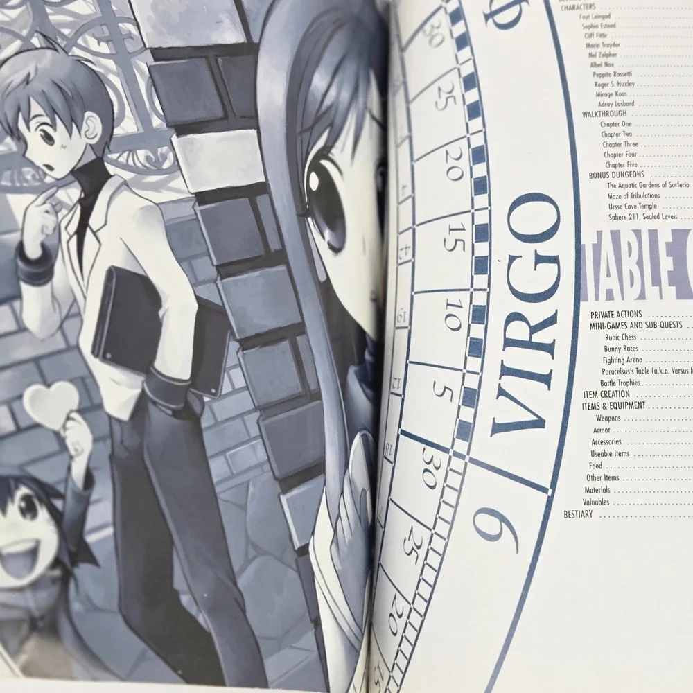 Star Ocean: Till the End of Time Official Strategy Guide Brady PS2 w/ Fold Out!